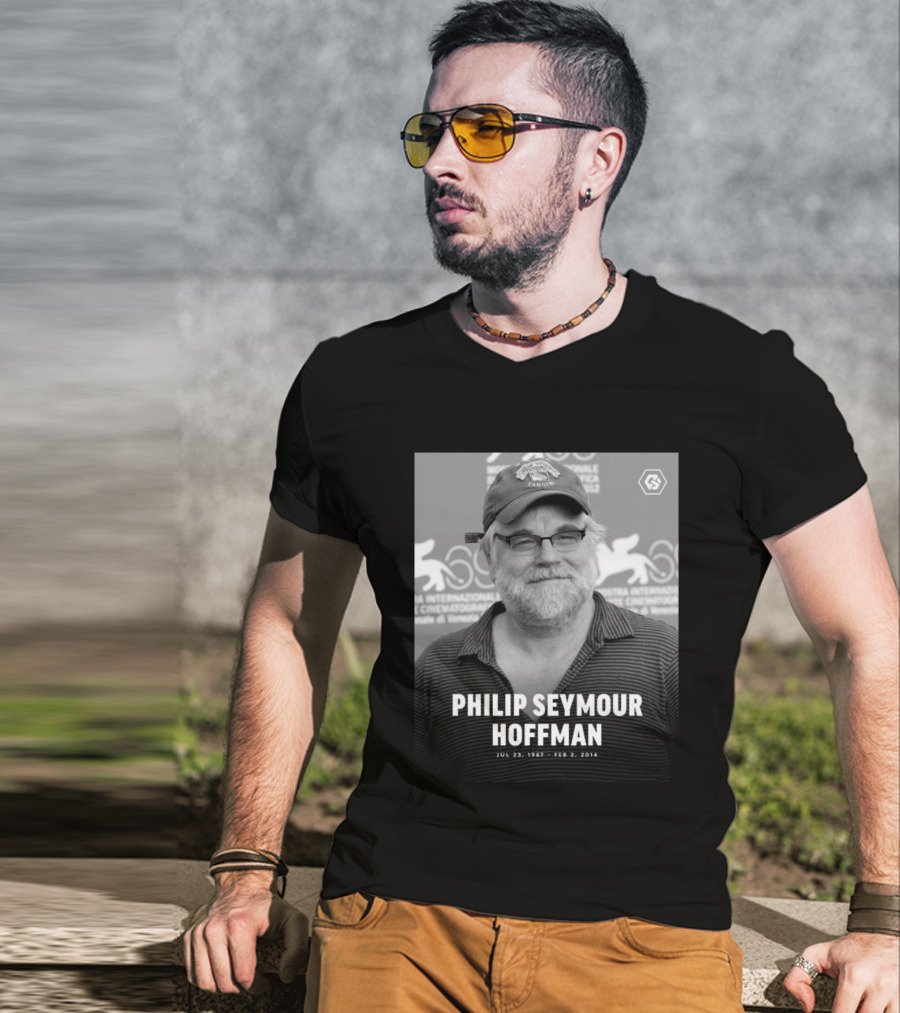 Philip Seymour Hoffman Venice Film Festival Memorial Jul 23 1967 Feb 2 2014 T-Shirt