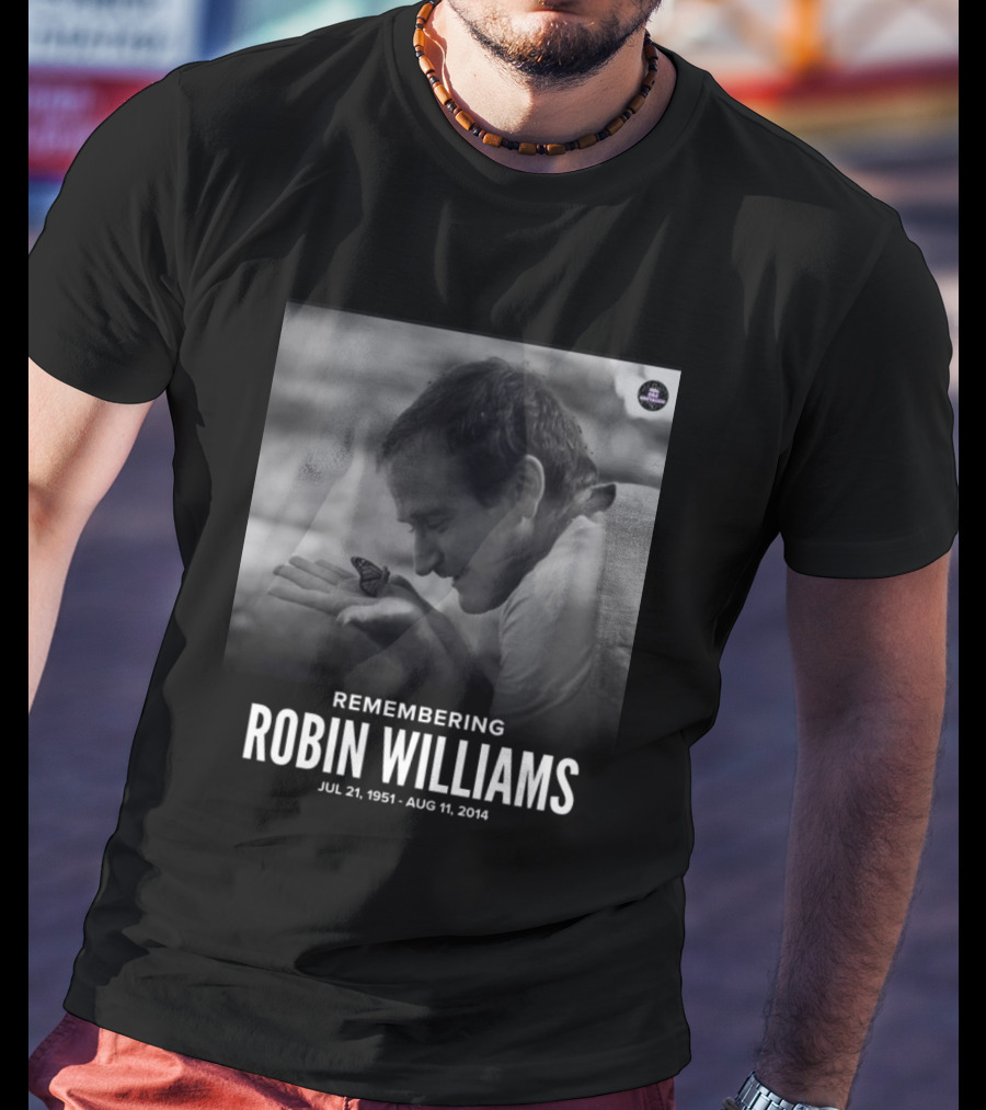 Robin Williams Remembering Jul 21 1951 Aug 11 2014 T-Shirt