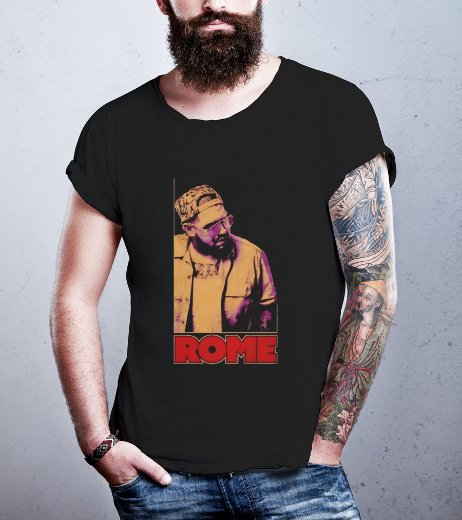 ROME Cap Glasses Style Vintage Vibe T-Shirt