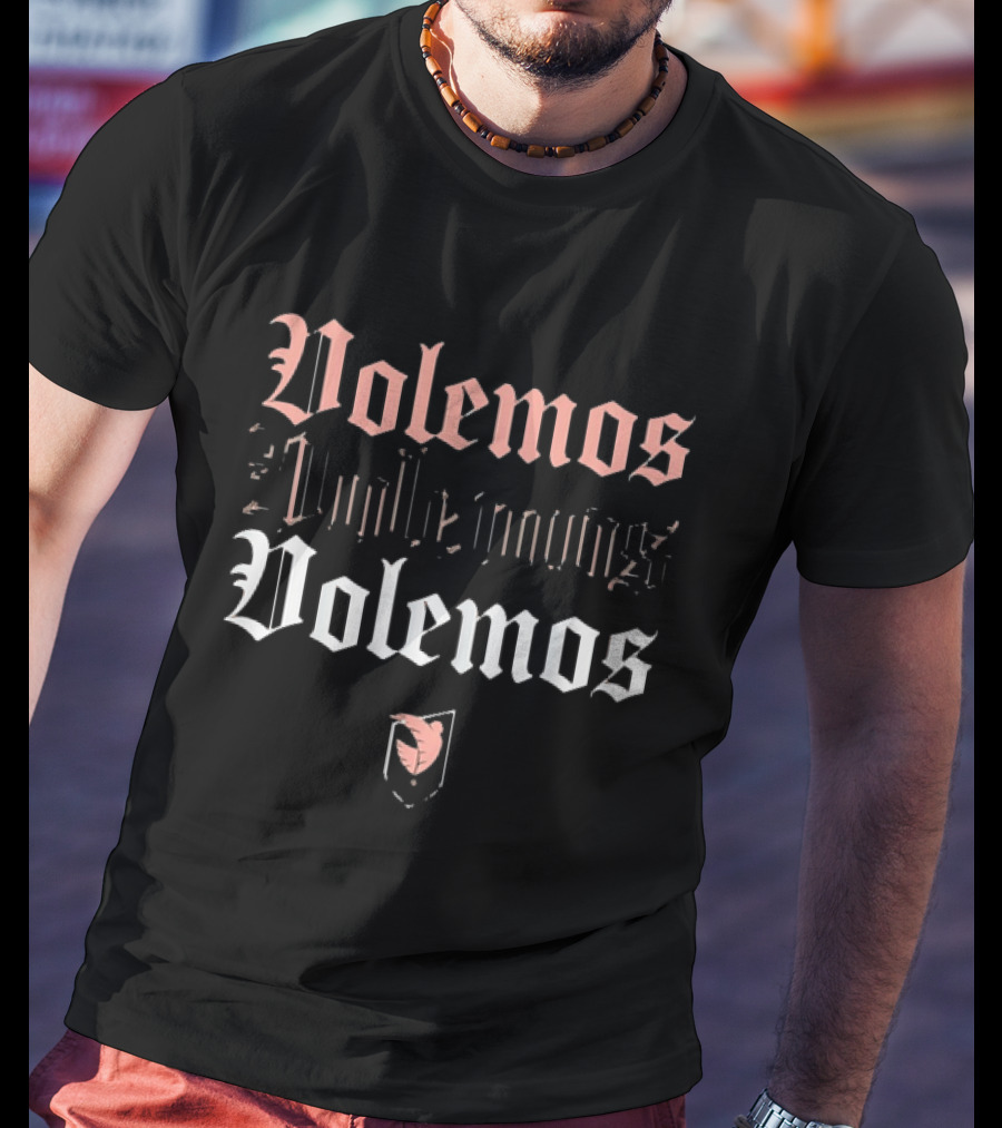 Volemos Angel City Emblem And Shield Crest T-Shirt