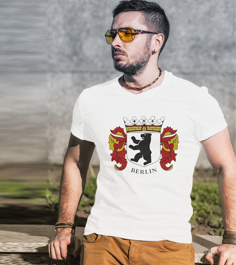 Berlin Coat Of Arms Bear Crest German City T-Shirt