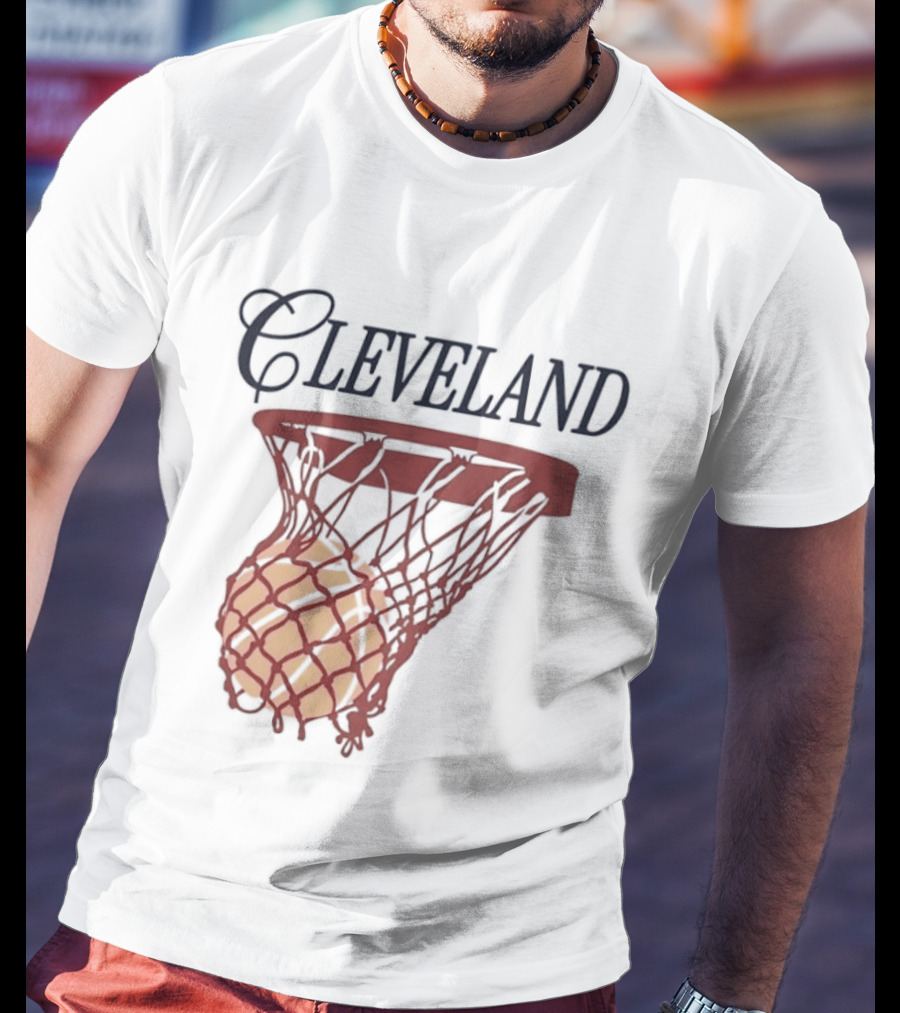 Cleveland Basketball Club Hoop Swish Property Ohio T-Shirt