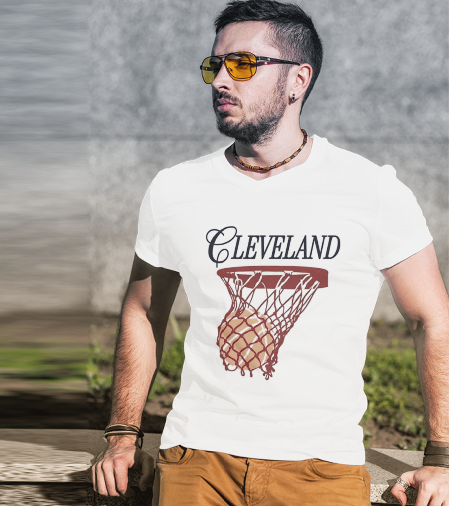 Cleveland Basketball Club Hoop Swish Property Ohio T-Shirt