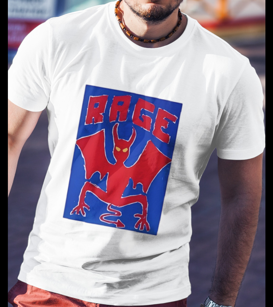 Rage Red Devil Bat Wings Demon T-Shirt