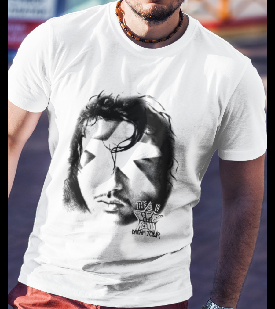 Fuerza Regida Star Face Black T-Shirt
