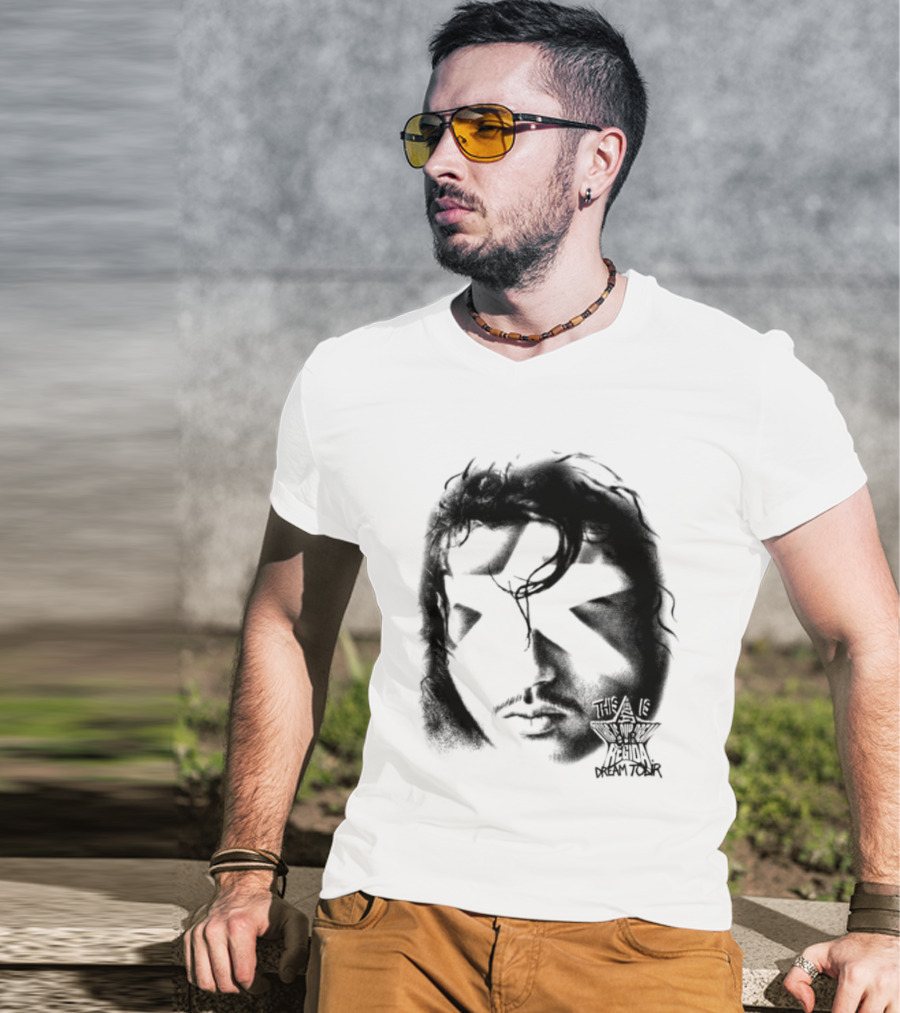Fuerza Regida Star Face Black T-Shirt