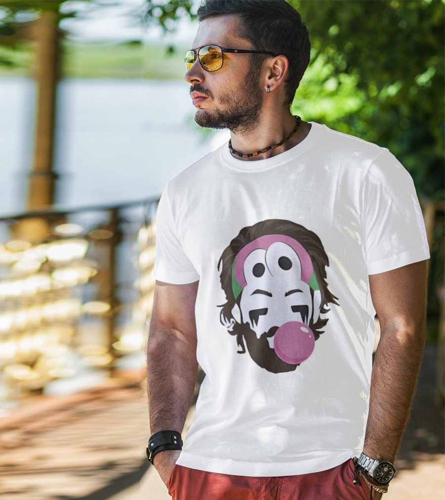 Keanu Reeves Bubblegum Pop Art Cartoon T-Shirt