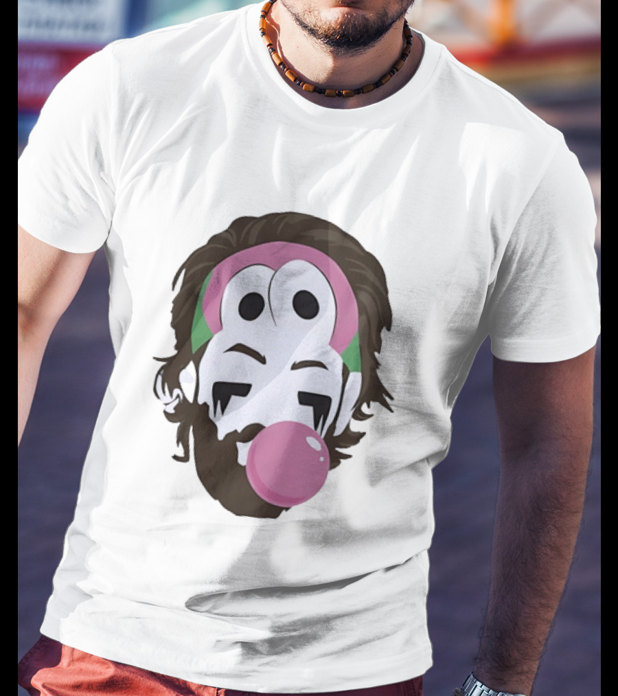 Keanu Reeves Bubblegum Pop Art Cartoon T-Shirt