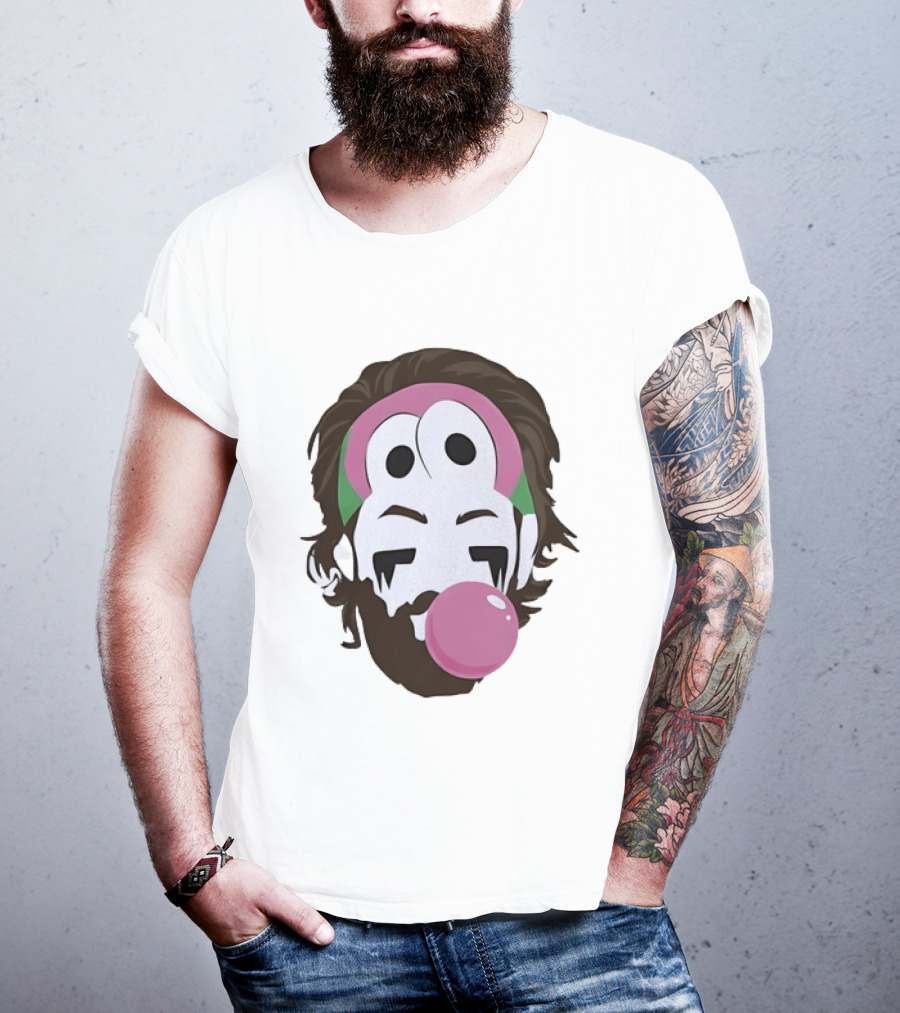 Keanu Reeves Bubblegum Pop Art Cartoon T-Shirt