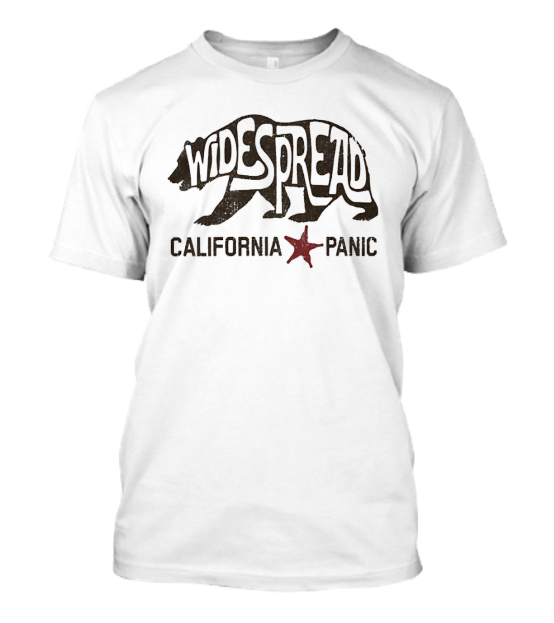 Widespread Bear California Panic Jam Band T-Shirt