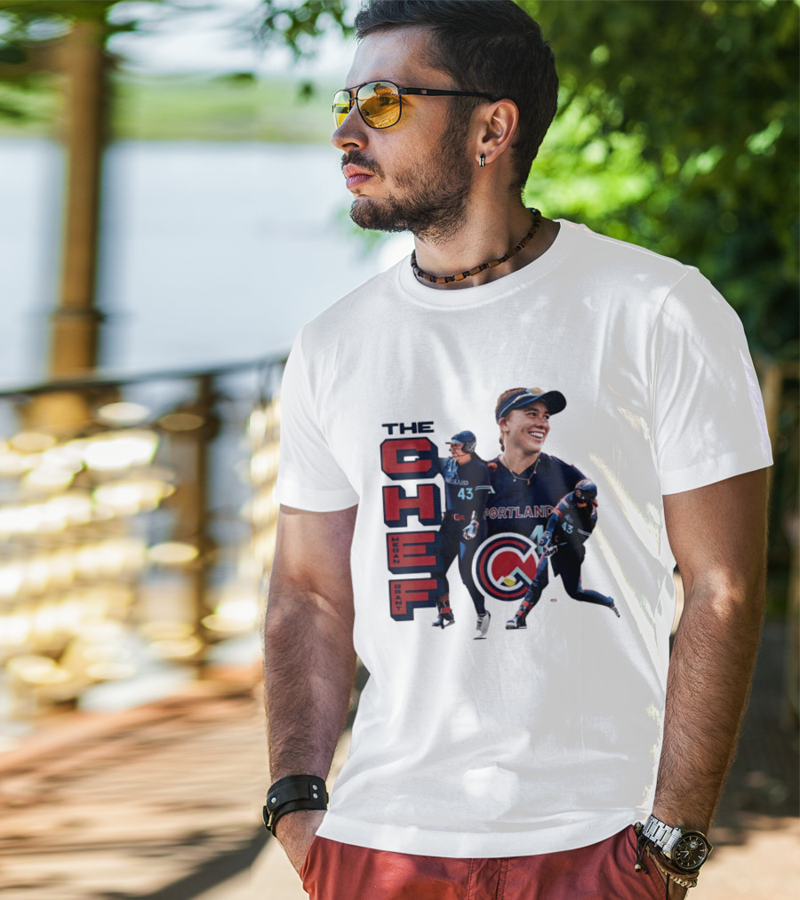 Megan Grant The Chef Portland Cascade Baseball Number 43 T-Shirt