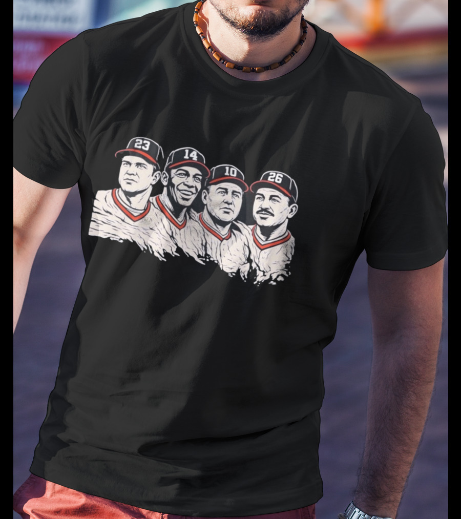 23 14 10 26 Baseball Legends Cincinnati Reds T-Shirt
