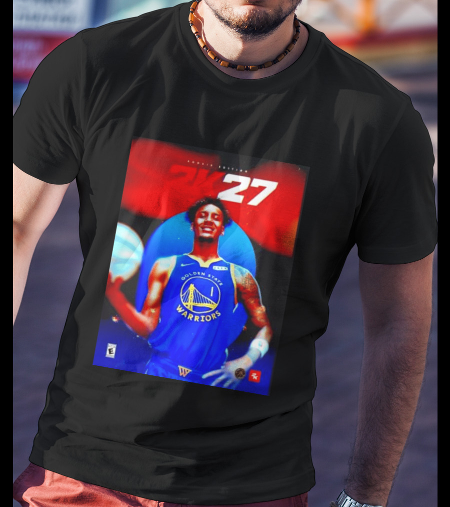 Golden State Warriors NBA 2K27 Rookie Edition Number One Player T-Shirt