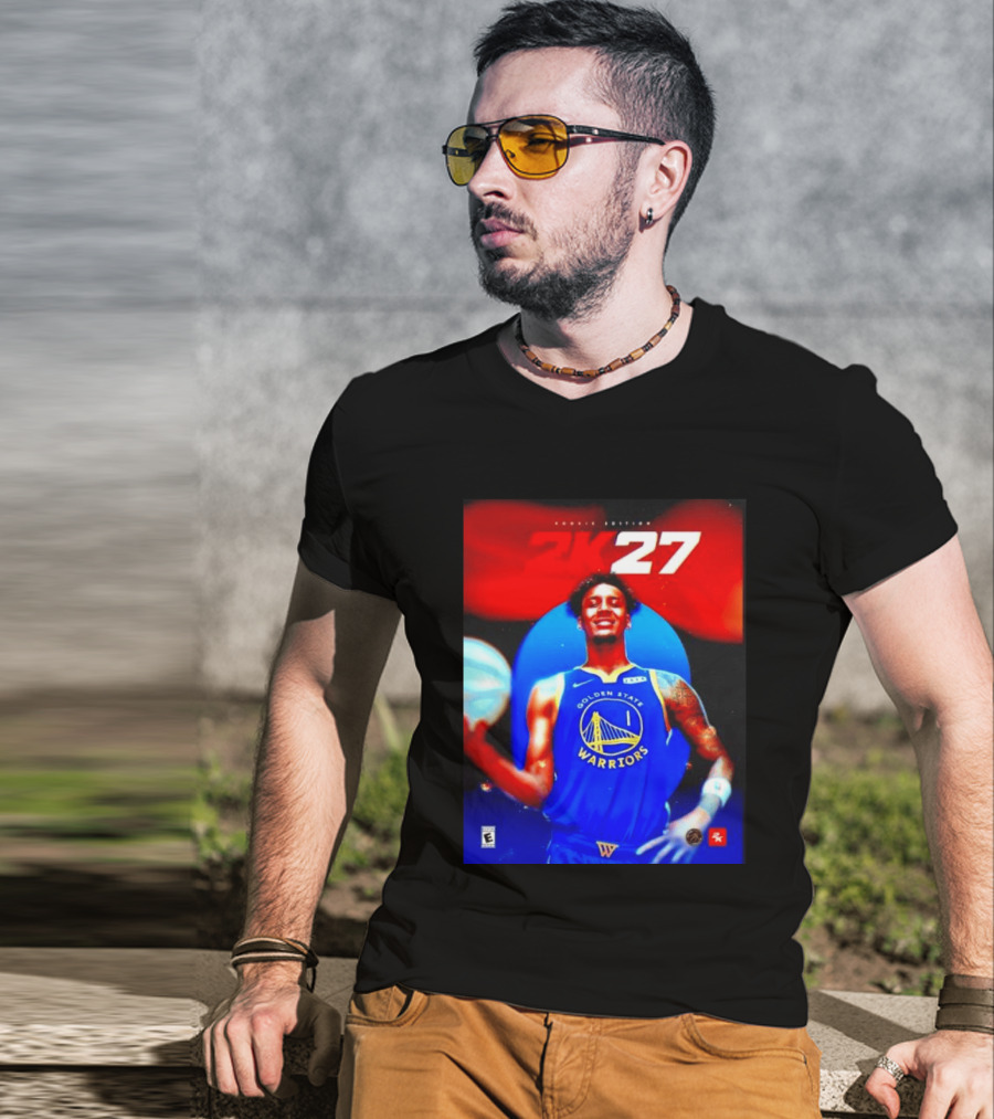 Golden State Warriors NBA 2K27 Rookie Edition Number One Player T-Shirt