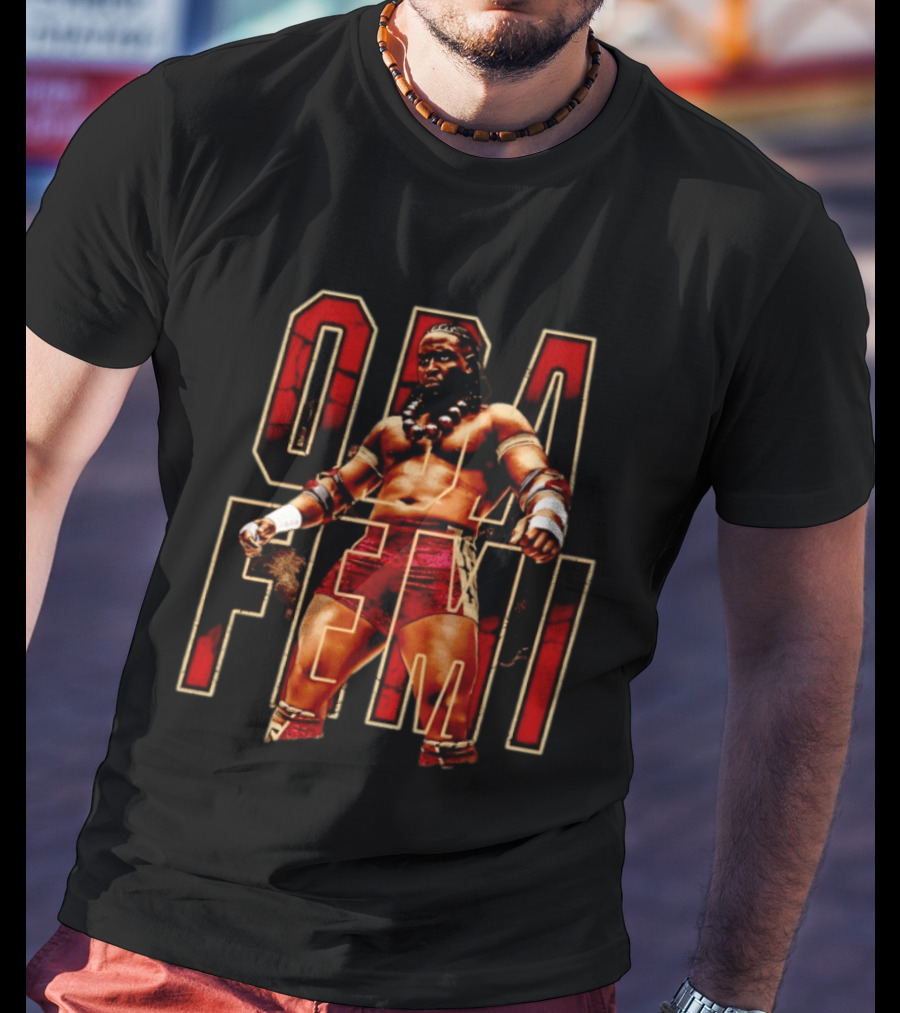 Oba Femi WWE NXT Wrestling Superstar Power Presence T-Shirt
