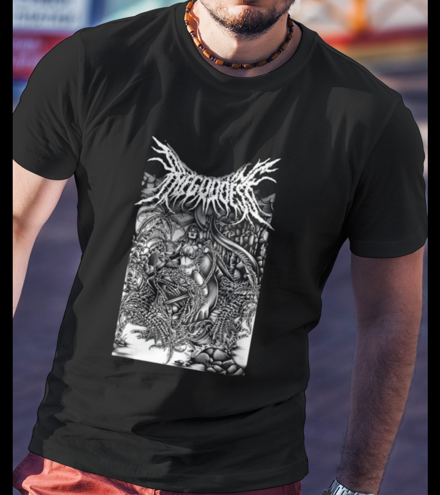 Impericon Store Disfiguring The Goddess Galapagos Metal Art Reptile Island T-Shirt