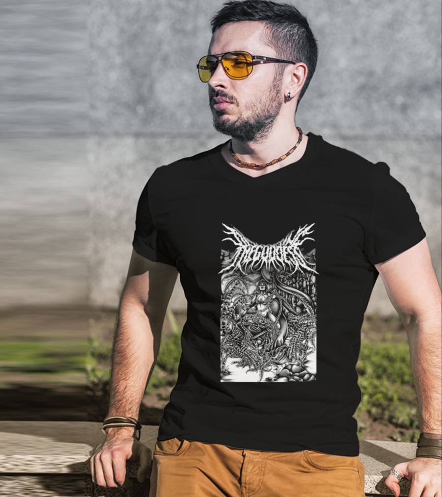 Impericon Store Disfiguring The Goddess Galapagos Metal Art Reptile Island T-Shirt