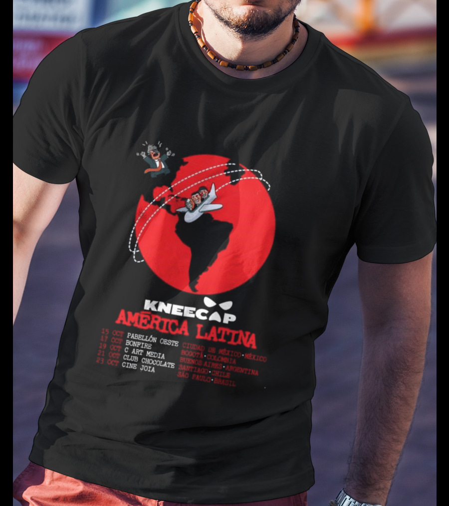 Kneecap America Latina Clowns Plane Adventure T-Shirt