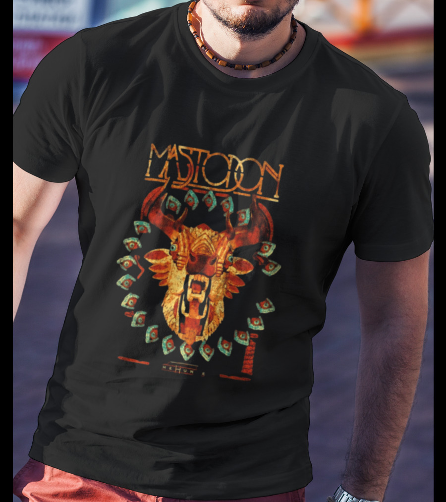 Mastodon Special Bull Skull With Floating Eyes T-Shirt