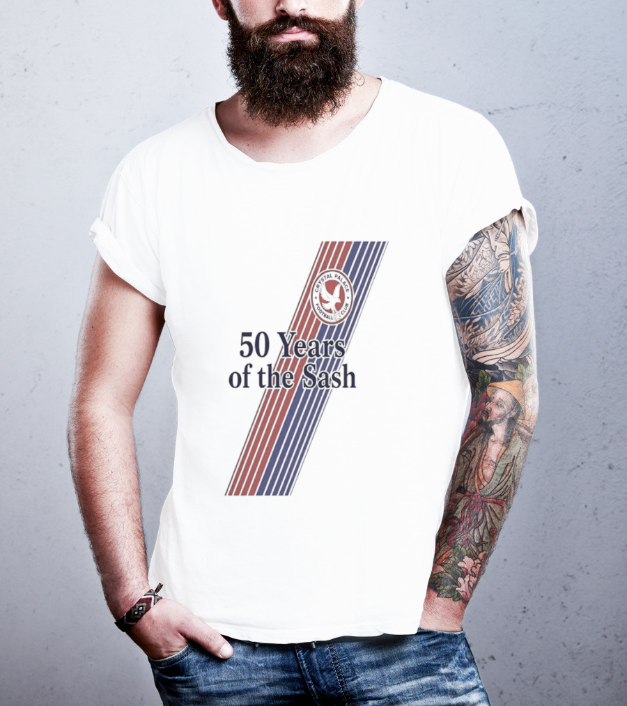 Crystal Palace 50 Years Of The Sash Anniversary Celebration T-Shirt