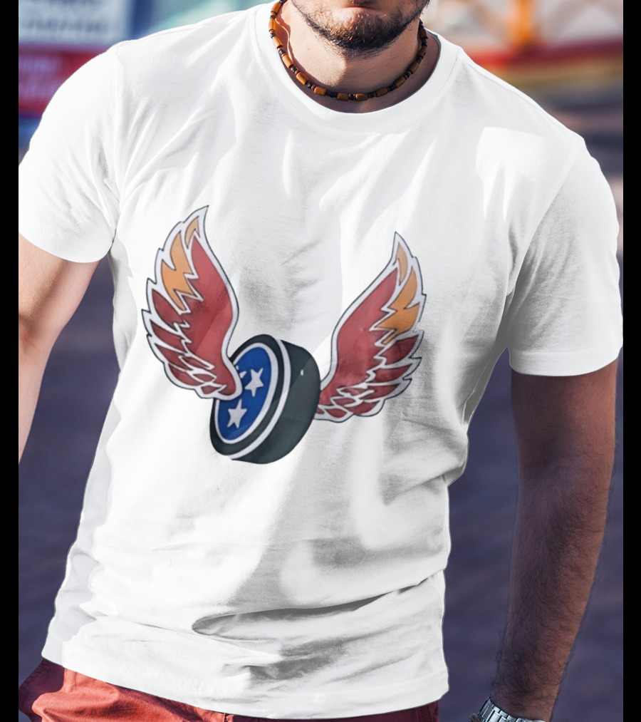 Tennessee Winged Puck Stars Hockey T-Shirt