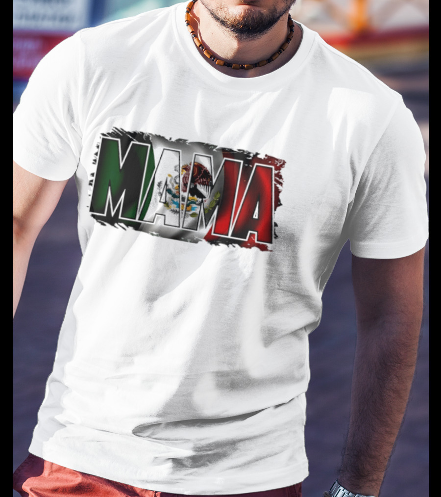 Mama Mexico Mexican Flag National Pride T-Shirt