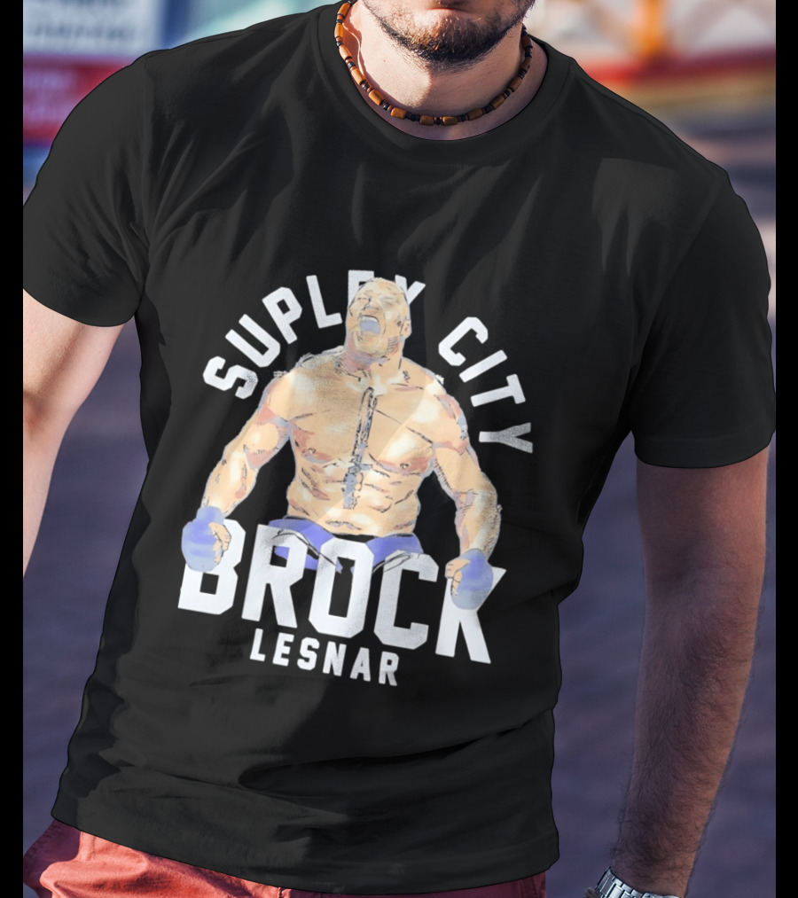 Brock Lesnar Suplex City The Beast Incarnate WWE Wrestling T-Shirt