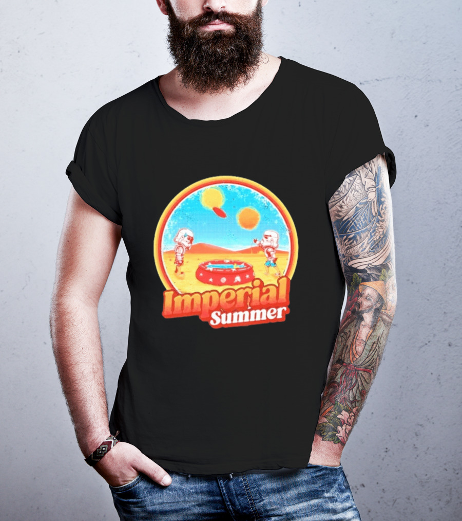 Summer Fun Star Wars Stormtrooper Imperial Beach Scene T-Shirt
