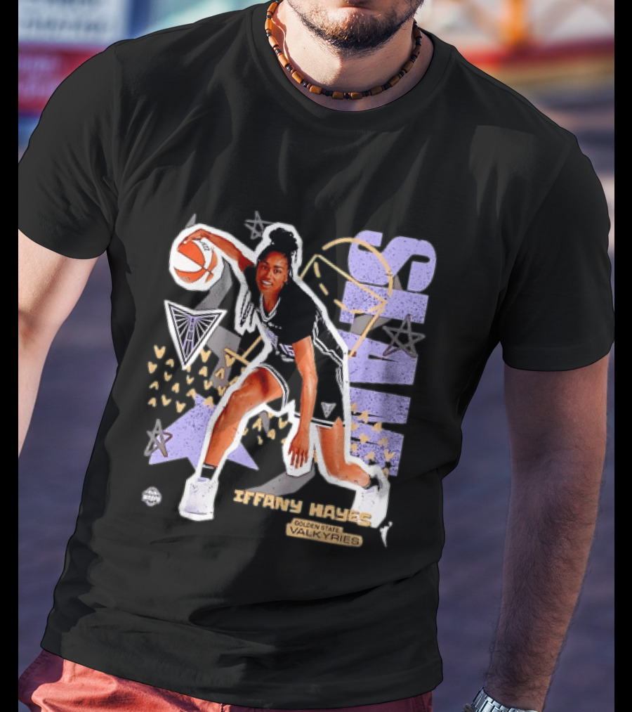 Tiffany Hayes Golden State Valkyries Basketball WNBA 15 T-Shirt