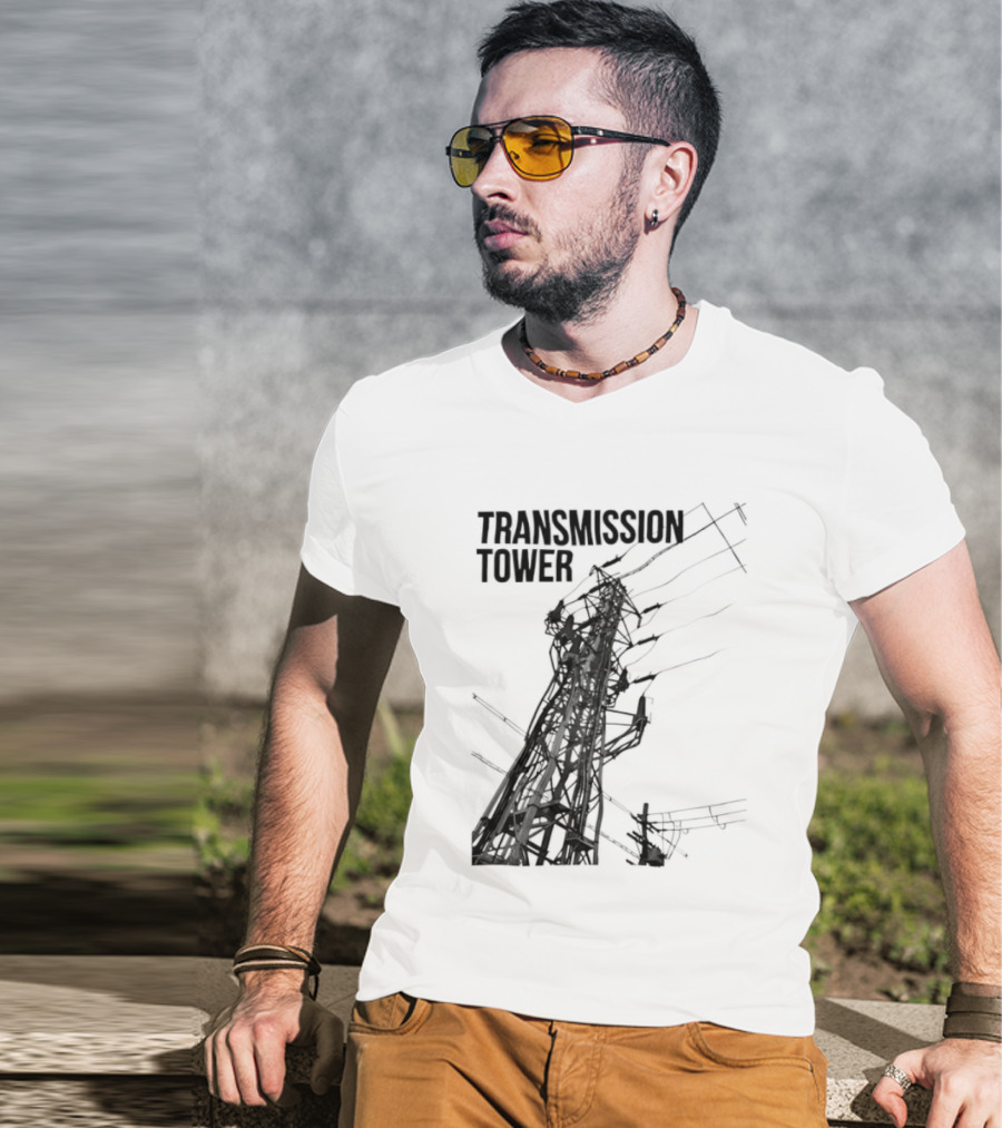 Transmission Tower Industrial Electrical T-Shirt
