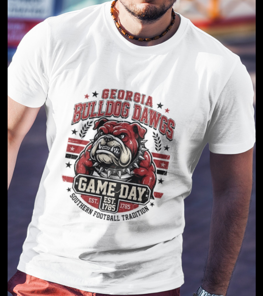 Georgia Bulldog Dawgs Game Day Tradition Est 1785 T-Shirt