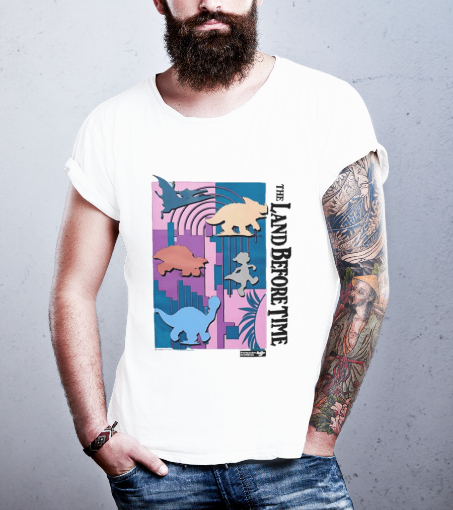 The Land Before Time Littlefoot Cera Petrie Ducky Spike T-Shirt