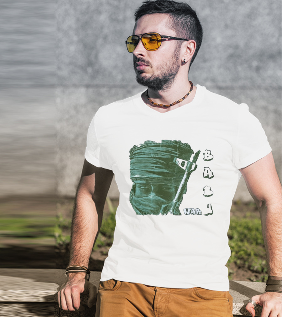 War Baby Soldier With Rifle And Turban T-Shirt
