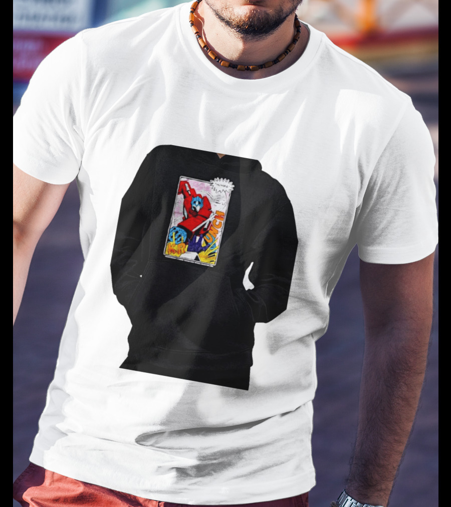 Optimus Prime Transformers Pow Krunch Comic T-Shirt