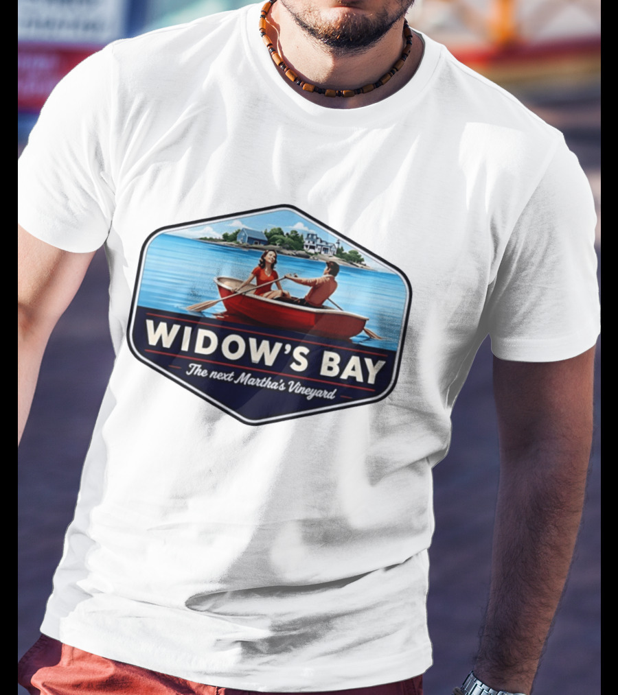Widow's Bay Scenic Boating Couple The Next Martha's Vineyard T-Shirt