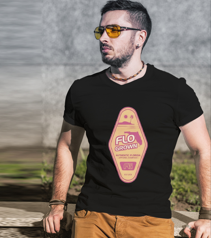 Flo Grown Authentic Florida Apparel Company Est 2011 T-Shirt