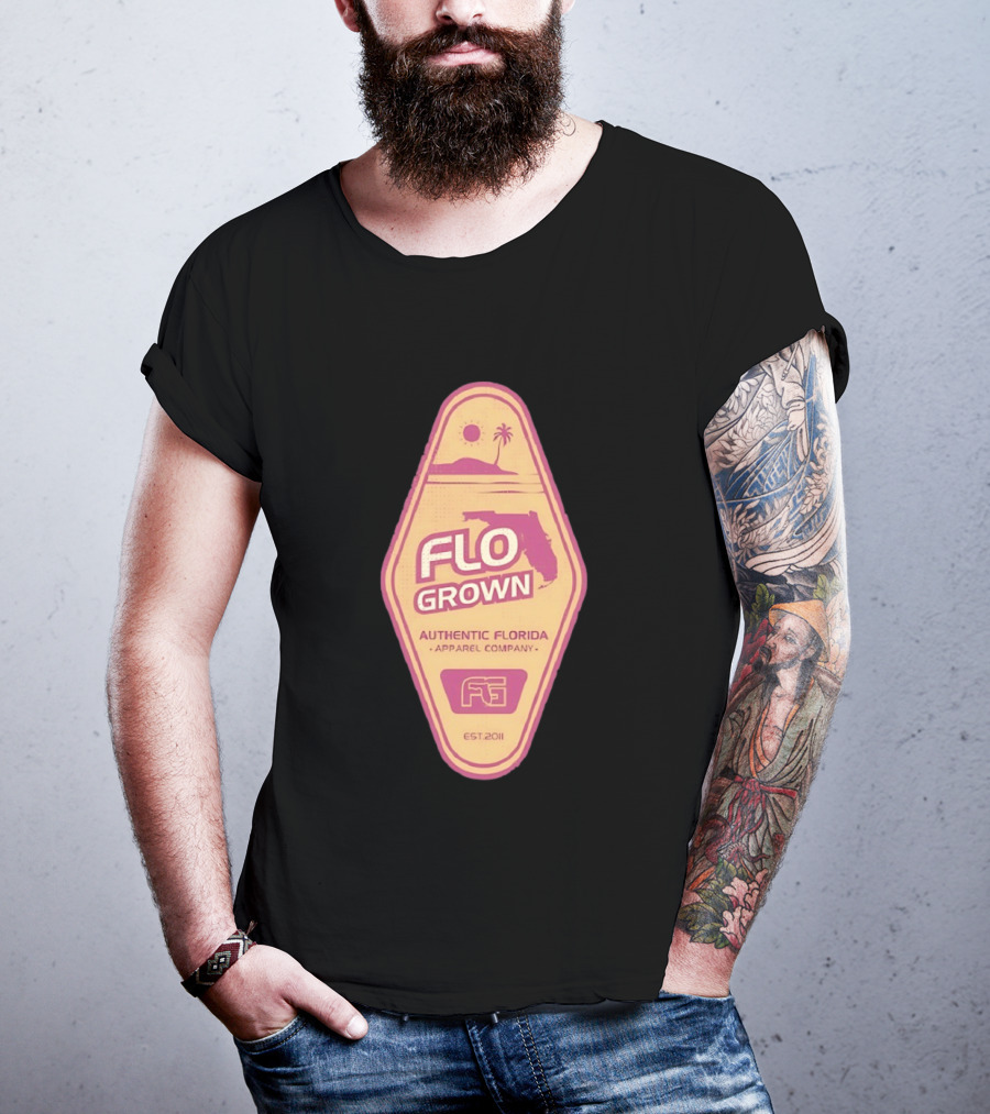 Flo Grown Authentic Florida Apparel Company Est 2011 T-Shirt