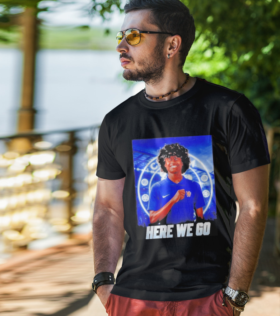 Benji Flowers Chelsea Football Here We Go T-Shirt