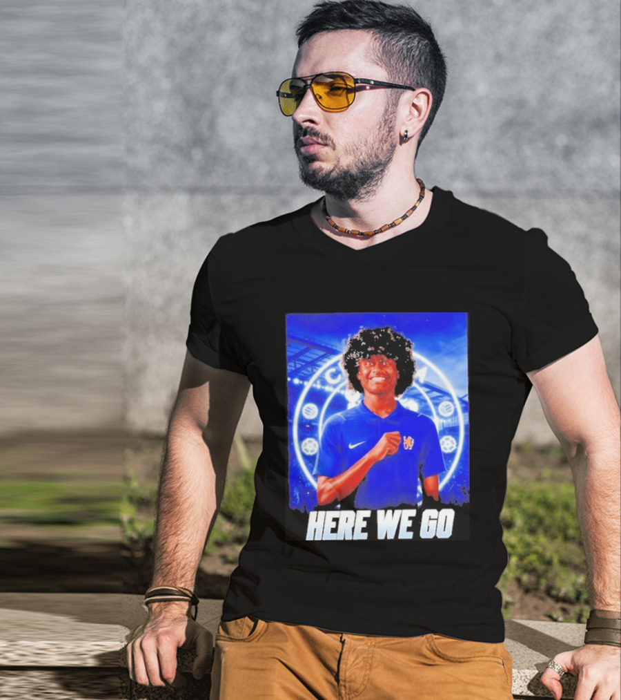 Benji Flowers Chelsea Football Here We Go T-Shirt