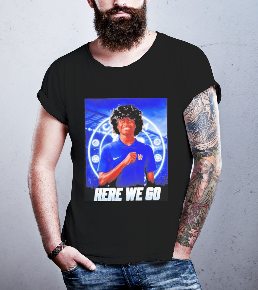 Benji Flowers Chelsea Football Here We Go T-Shirt