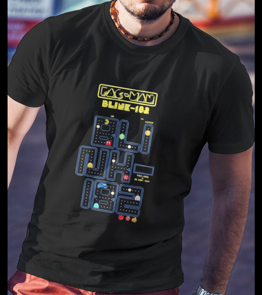 Pac Man Blink 182 Collaboration San Diego Comic Con 2026 T-Shirt