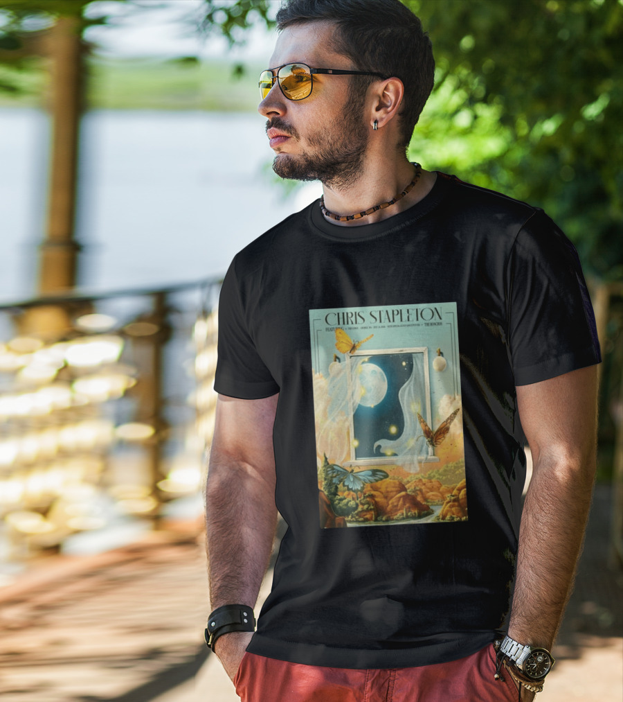Chris Stapleton Featuring The Gorge July 24 2026 With Margo Price And The Mavericks The Knock3 T-Shirt
