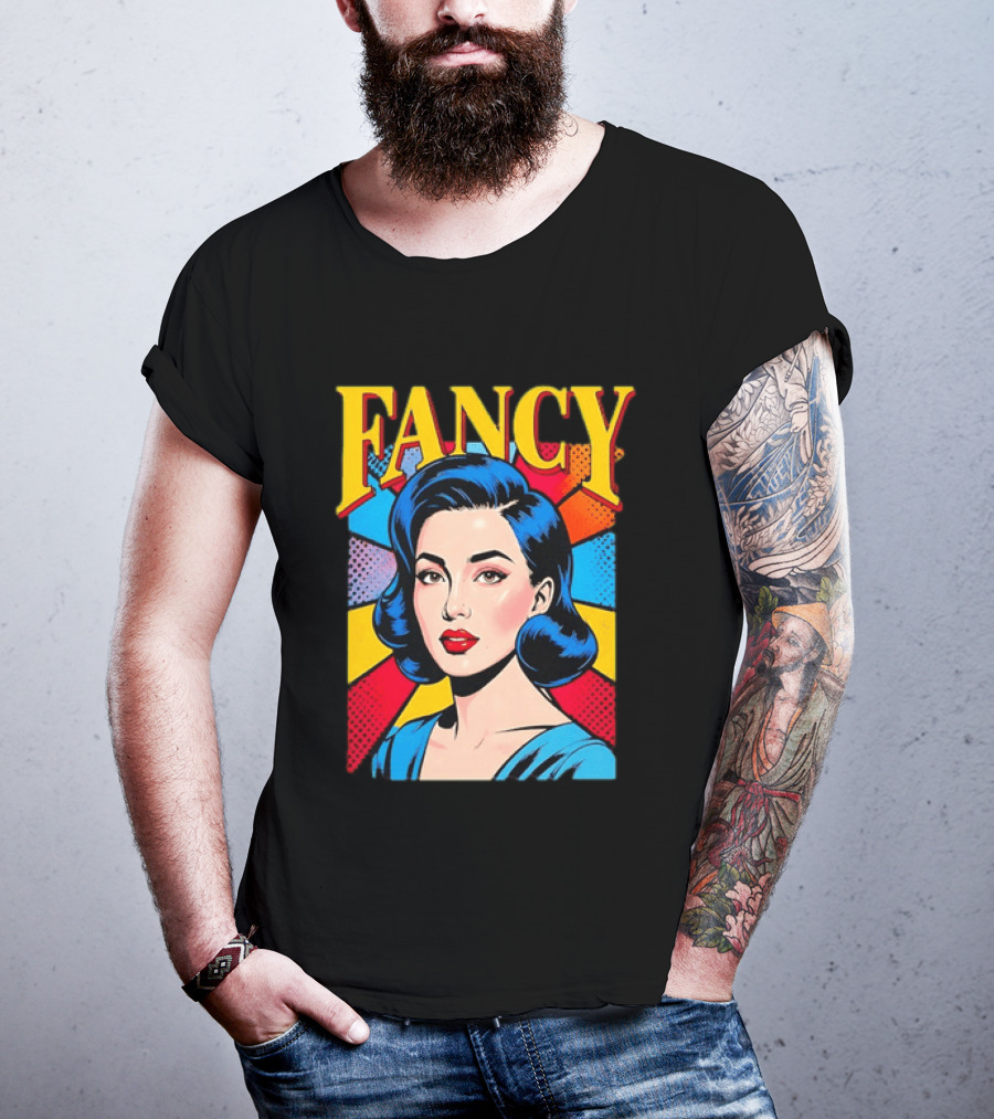 Fancy Pop Art Comic Woman T-Shirt