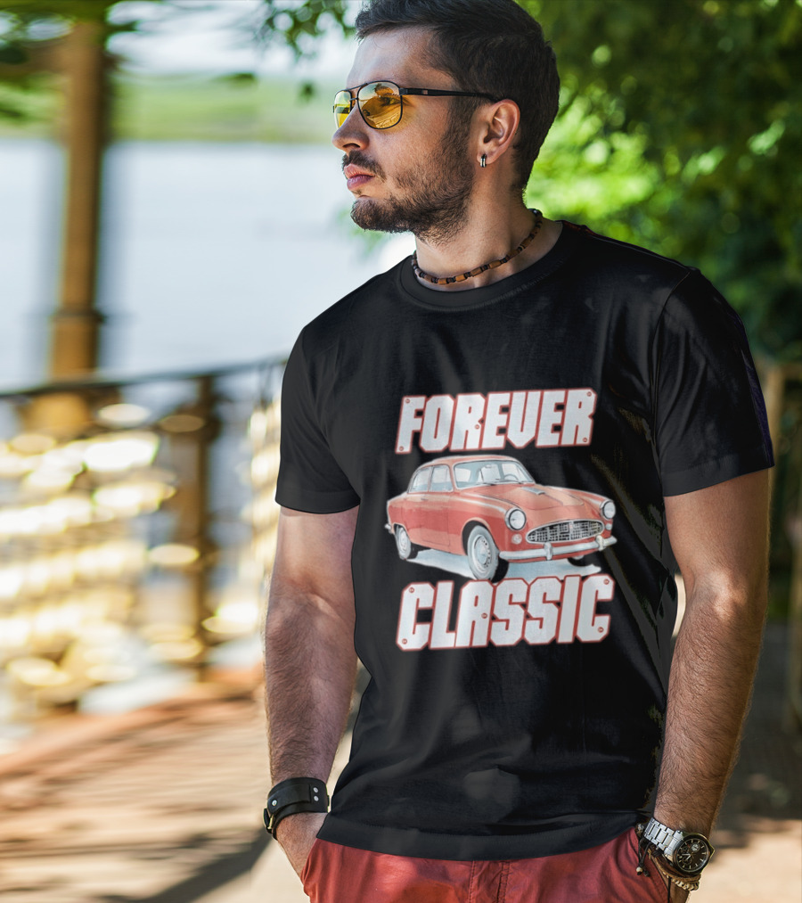 Forever Classic Volvo P1800 Vintage Car T-Shirt
