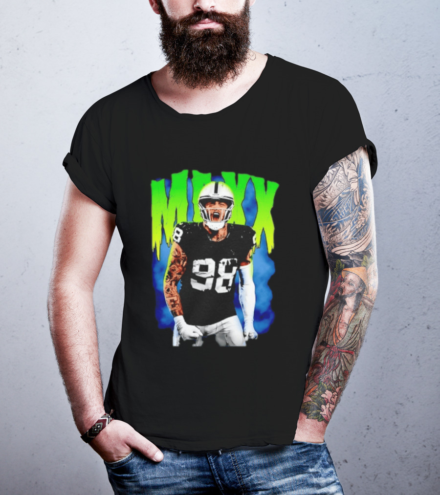Maxx Crosby 98 Las Vegas Raiders Football Player Jersey T-Shirt