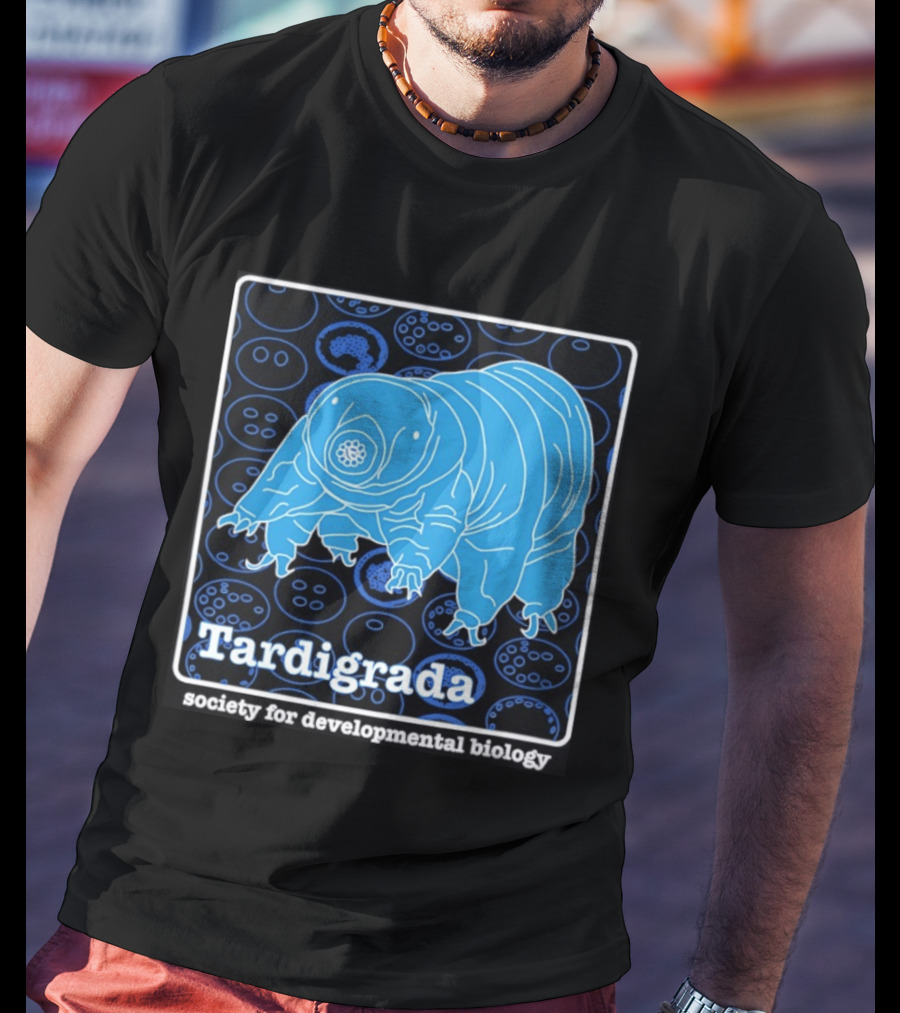 Tardigrada Society For Developmental Biology Blue Water Bear T-Shirt