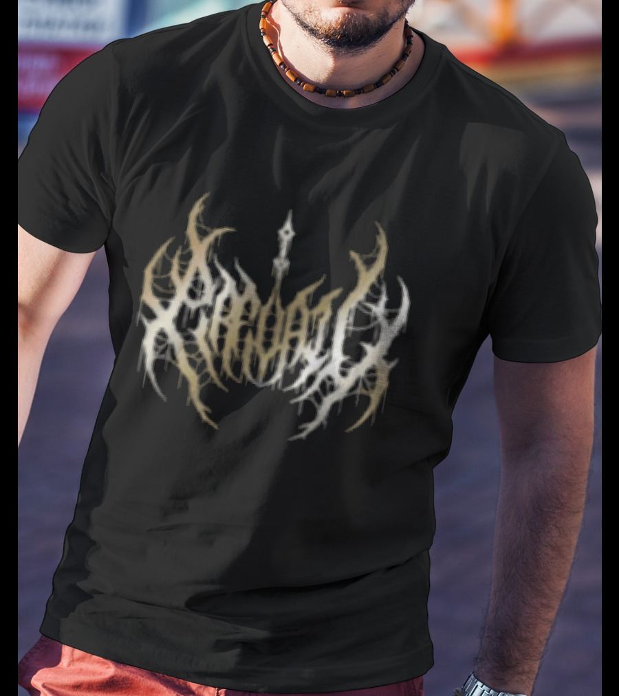 I Prevail Store Born To Suffer Foil Pullover Black Curved Tribal T-Shirt