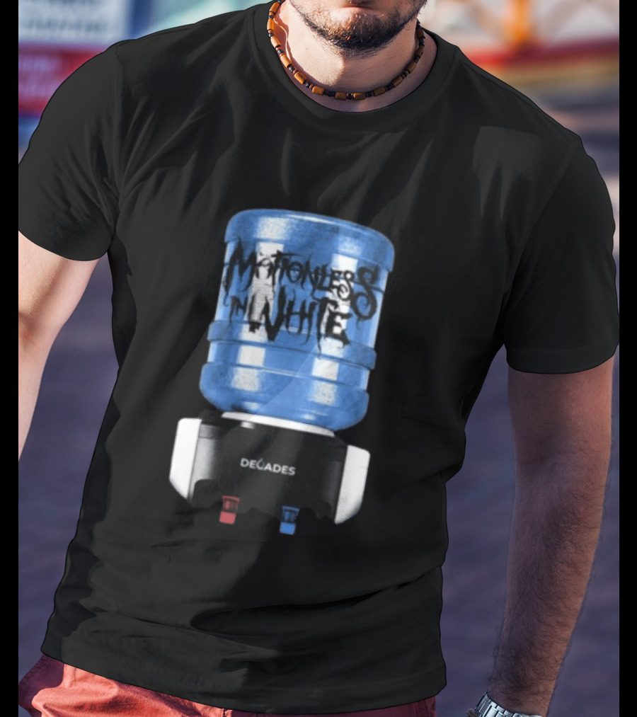 Motionless In White Coworker Band Of The Year Blue Water Cooler Decades T-Shirt