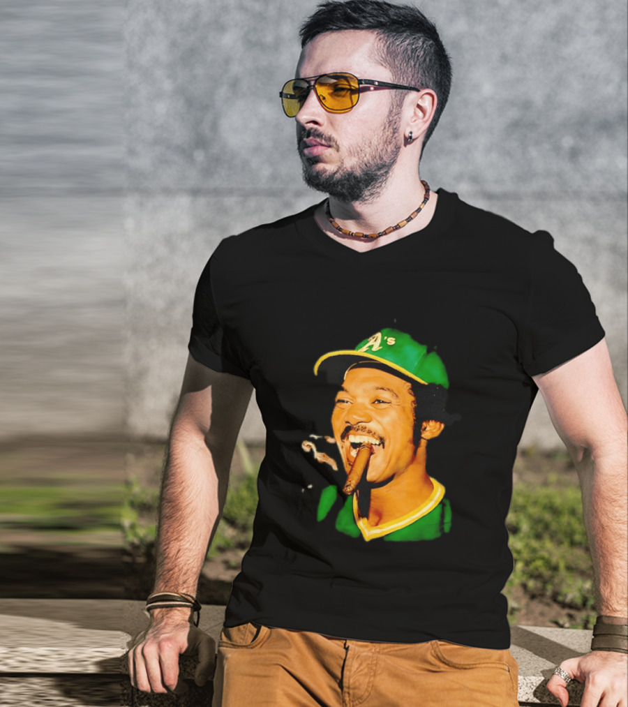 Reggie Jackson Mr October Oakland Athletics Vintage 70s Baseball Legend T-Shirt