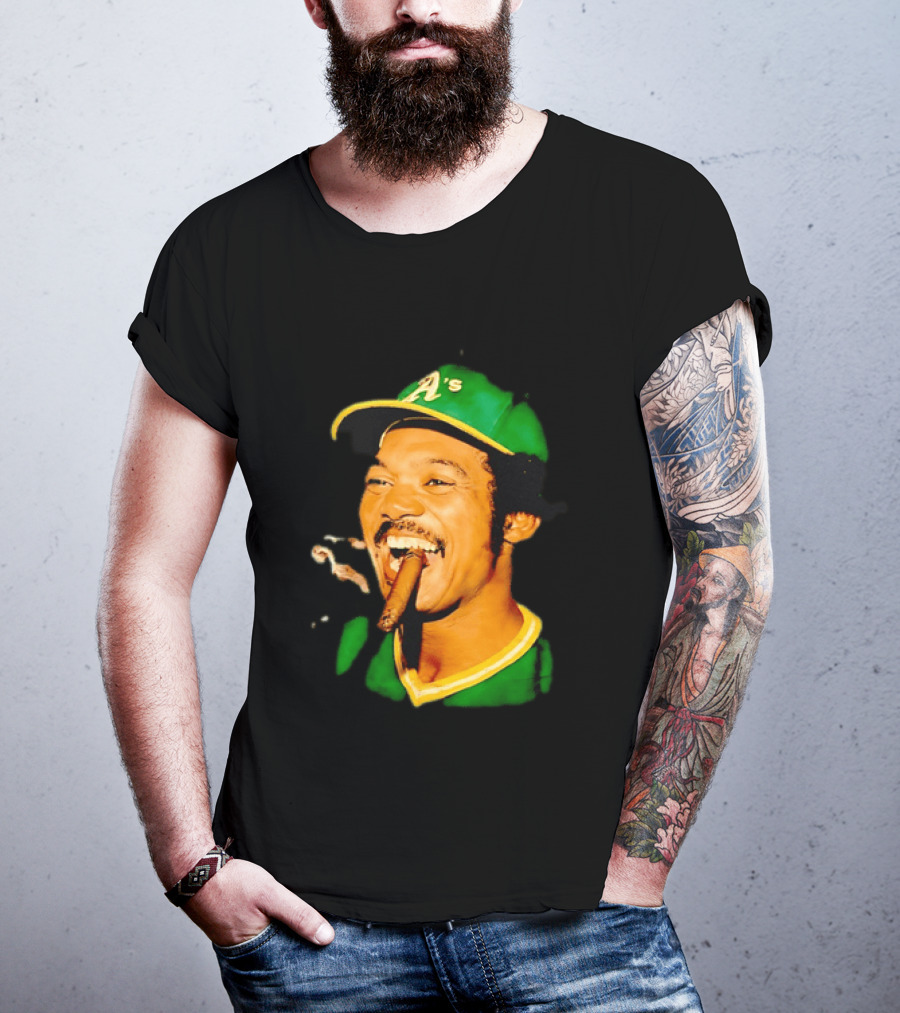 Reggie Jackson Mr October Oakland Athletics Vintage 70s Baseball Legend T-Shirt